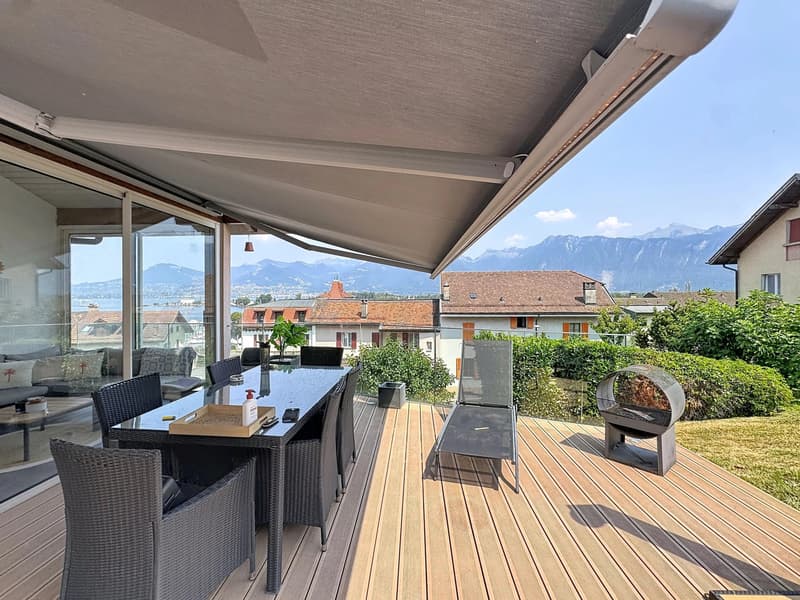 Villa 5.5 pièces avec 4 chambres et vue panoramique sur le Léman, Bouveret (10)