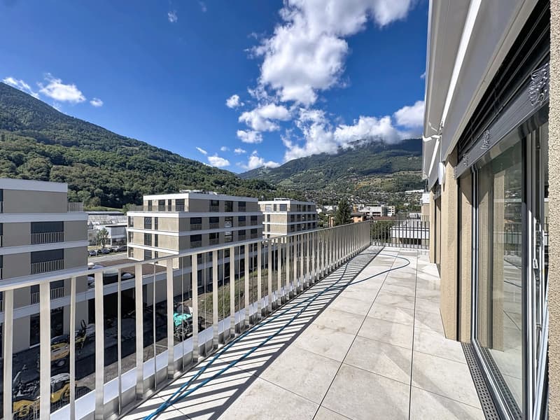 Attique 3,5 pièces à vendre, Pont 31, Monthey (8)
