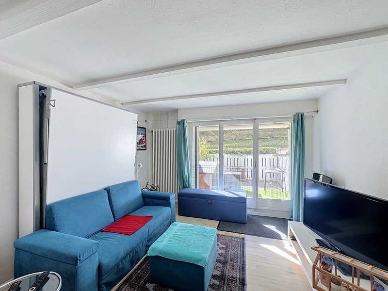 Studio de plain-pied avec espace extérieur à Torgon (3)