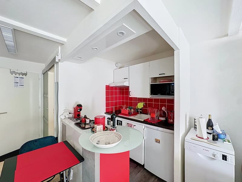 Studio de plain-pied avec espace extérieur à Torgon (2)