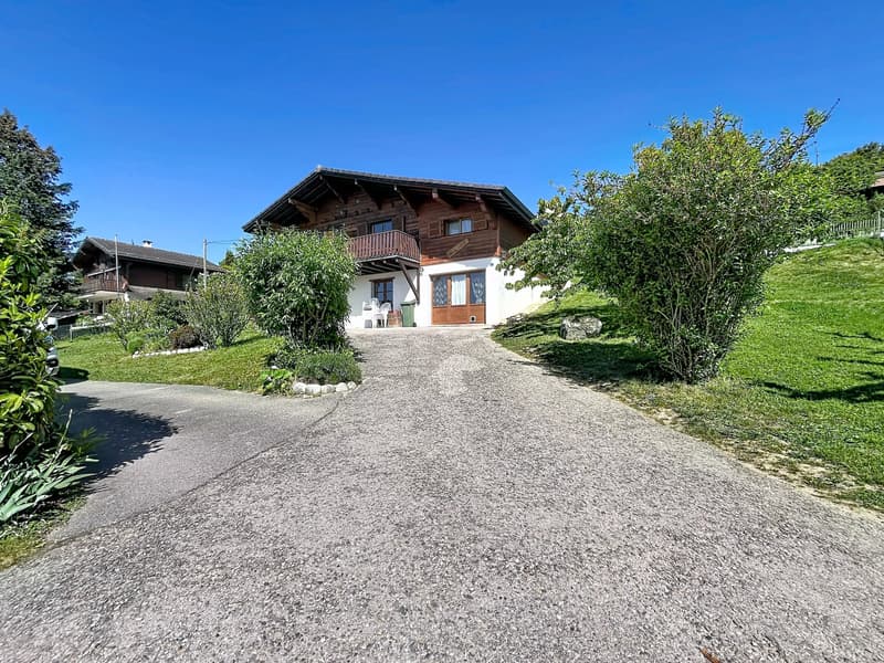 Parcelle avec chalet dans un écrin de verdure et vue lac (3)