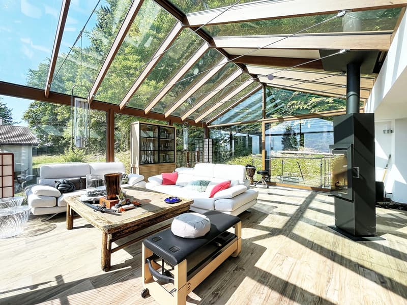 Vue panoramique exceptionnelle ? Villa familiale avec spacieuse véranda (1)