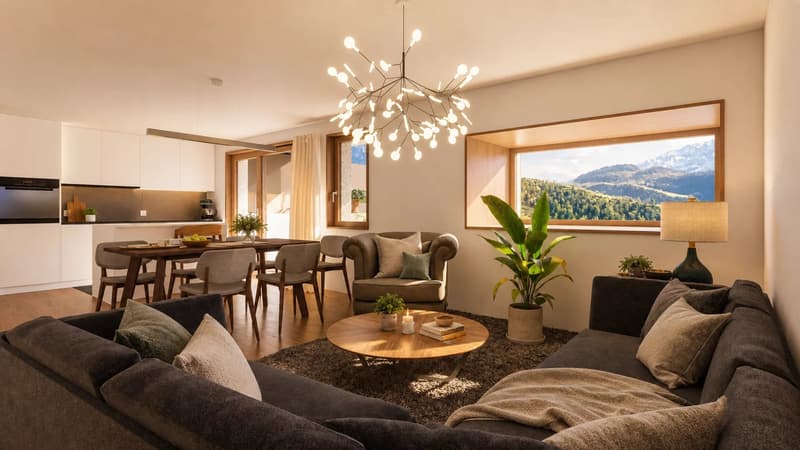 4,5 pièces en duplex sous les toits avec vue dégagée (3)