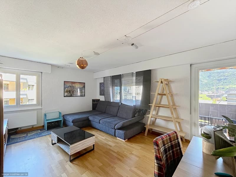 Bel appartement traversant de 4,5 pièces dans le quartier de Vissigen à Sion (2)
