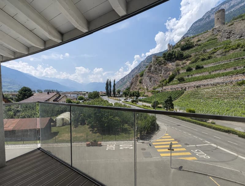 Triplex d'exception avec vue panoramique à Saillon (6)