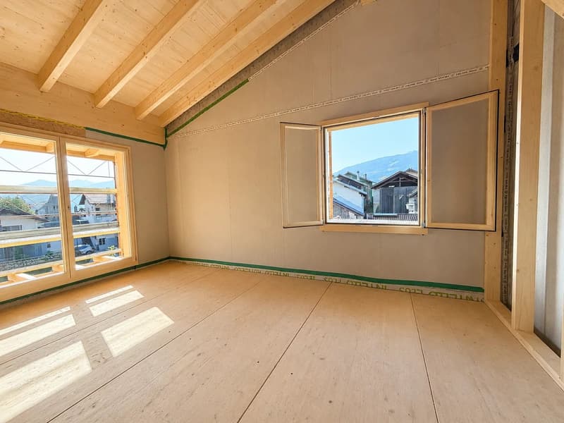 Attique de 4,5 pièces avec vue panoramique à Granois (Savièse) (9)