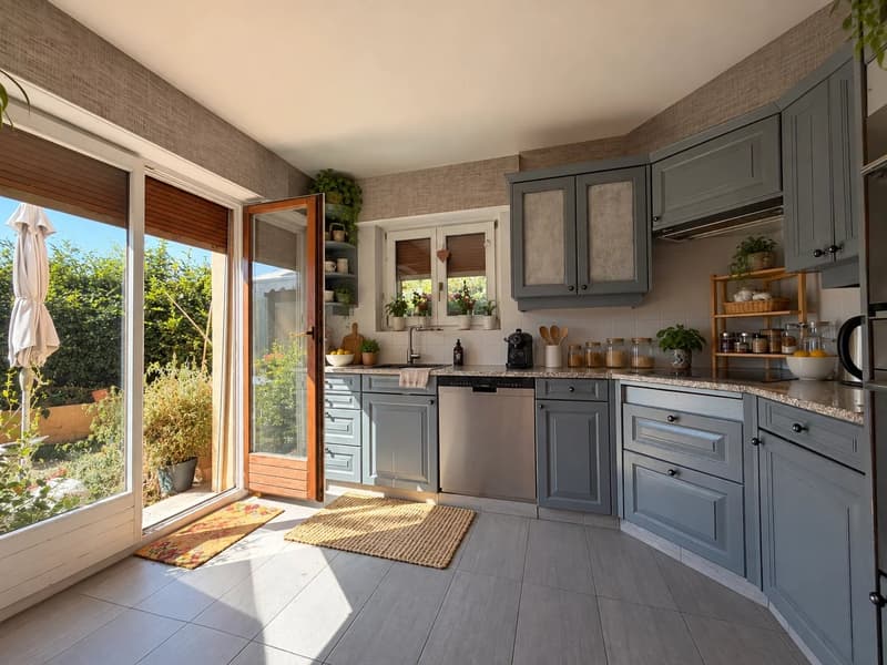 Un écrin de verdure à Ayent : 3,5 pièces avec véranda et jardin (7)