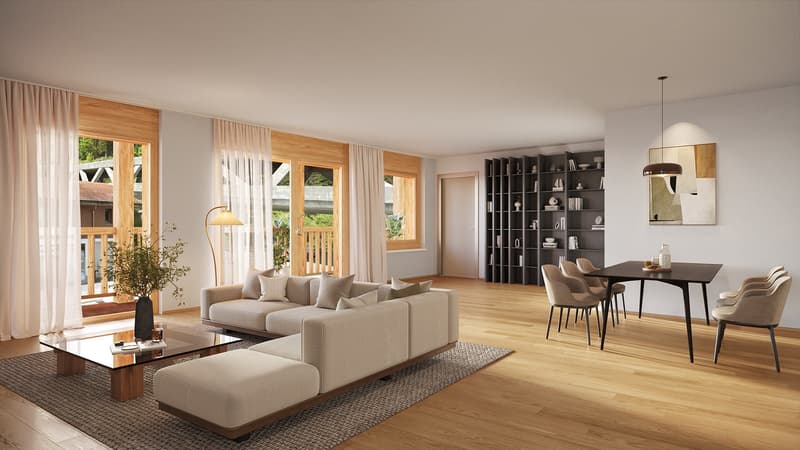 Erstvermietung in Klosters – modernes Wohnen mit alpinem Charme (3)