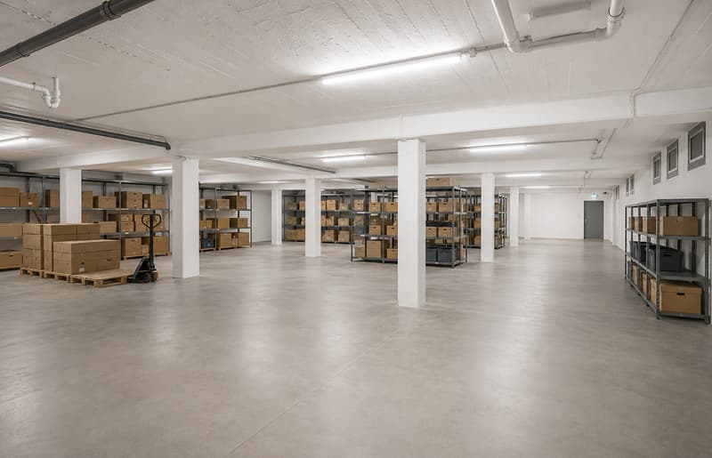 Espace de stockage spacieux directement à proximité de la gare ! (3)