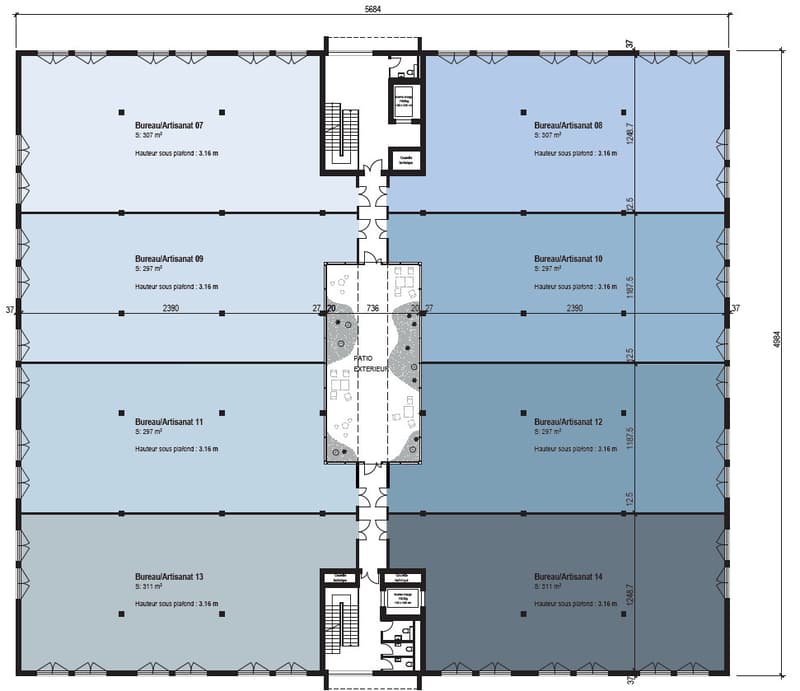 Nouveau à Gland - Grande surface commerciale - industrielle / 600m2 (12)