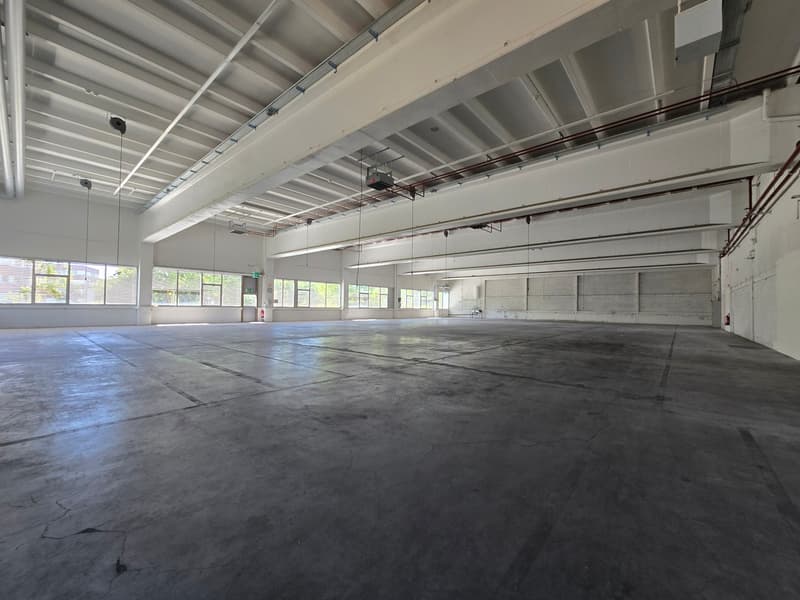 Halle industrielle/logistique de 1066m2² à louer - Rez-de-chaussée - accès direct - Boudry (2)