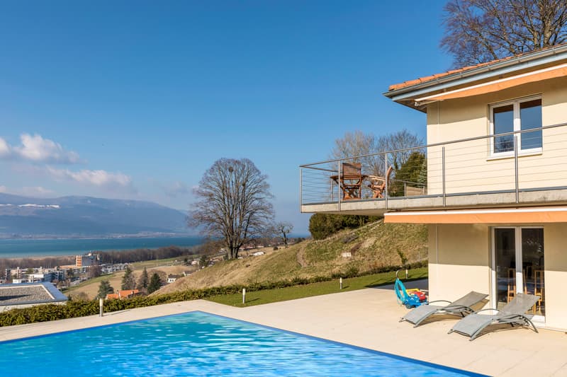 Belle villa en très bon état avec une des plus belles vues d'Yverdon! (1)