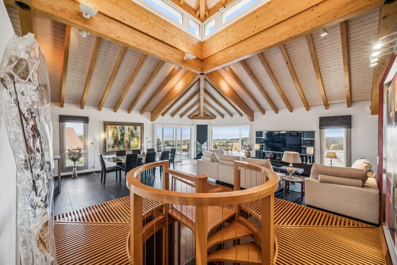 Villa d'architecte contemporaine, volumes spectaculaires, au pied du S (1)