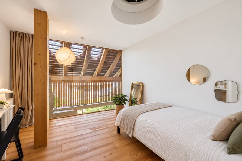 Magnifique ferme rénovée de caractère avec piscine (12)