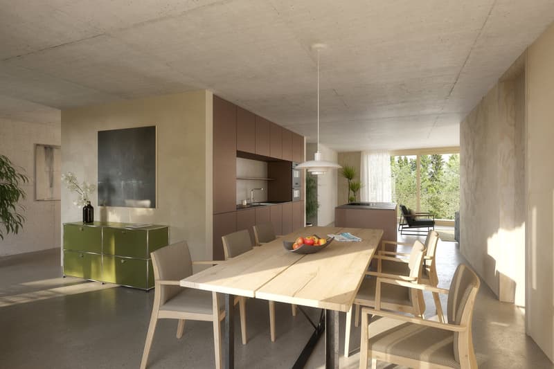 Wohnung MFH B (Ausbau in Variante "Lehmputz")