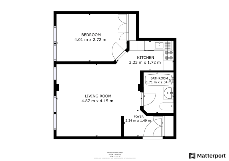 Appartement 2 pièces dans le Bivio sûr de la neige (12)
