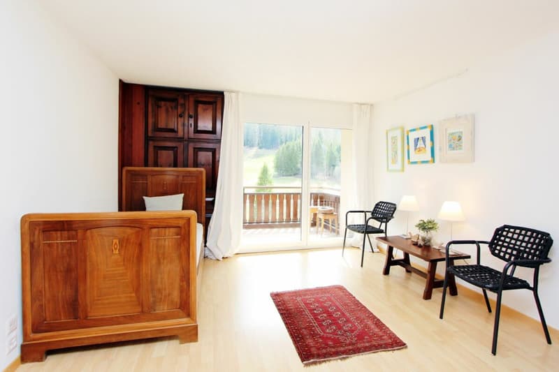 Grosse 2 Zimmerwohnung mit traumhafter Bergsicht (6)