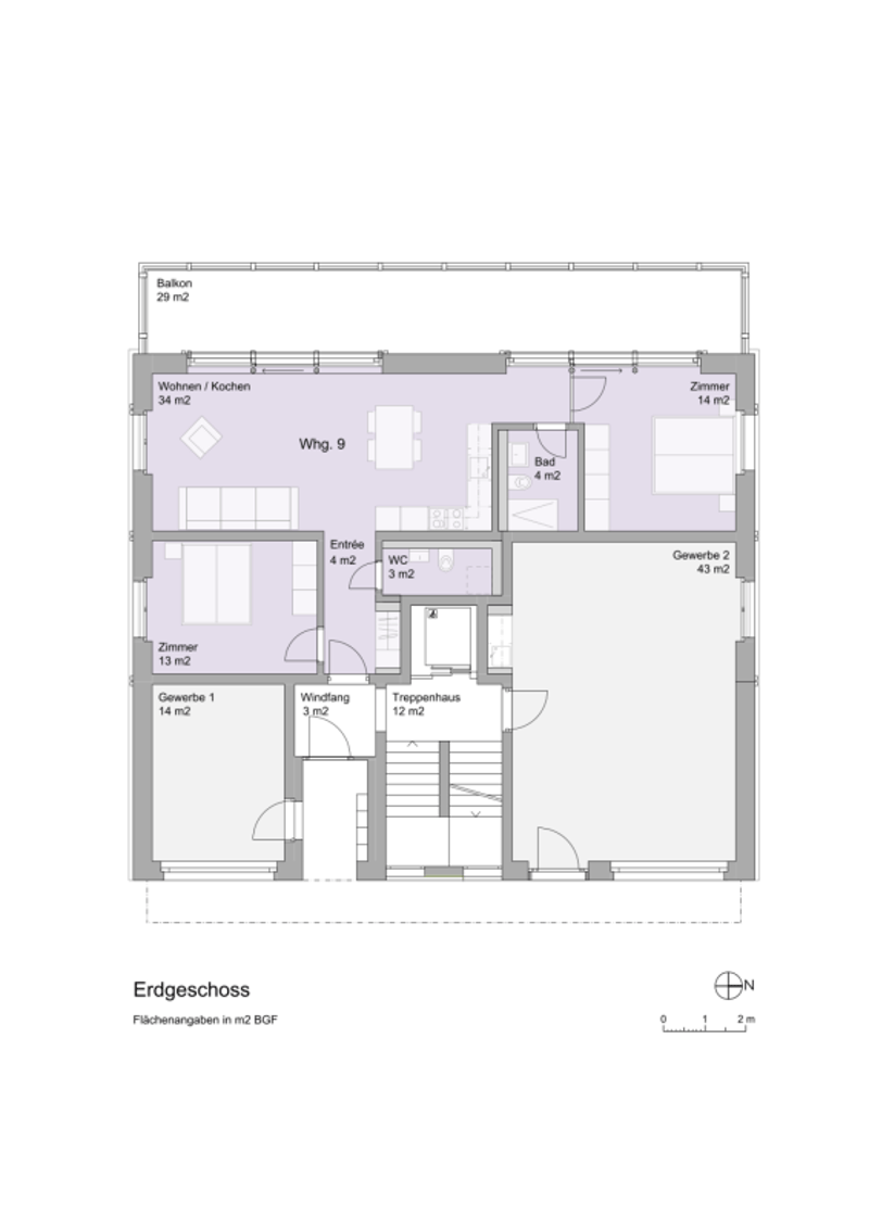 3.5 Zimmer-Erstwohnung Nr. 9 im EG im Neubauprojekt "Tgiasa Granda" (6)