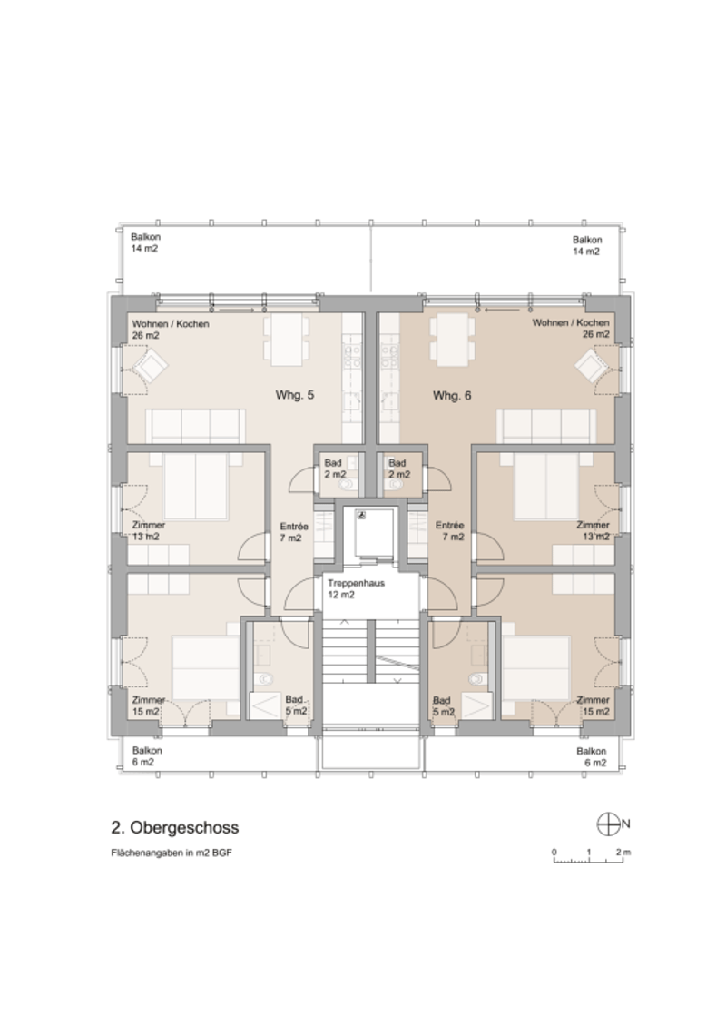 3.5 Zimmer-Neubaumietwohnung Nr. 5 im 2. OG (6)