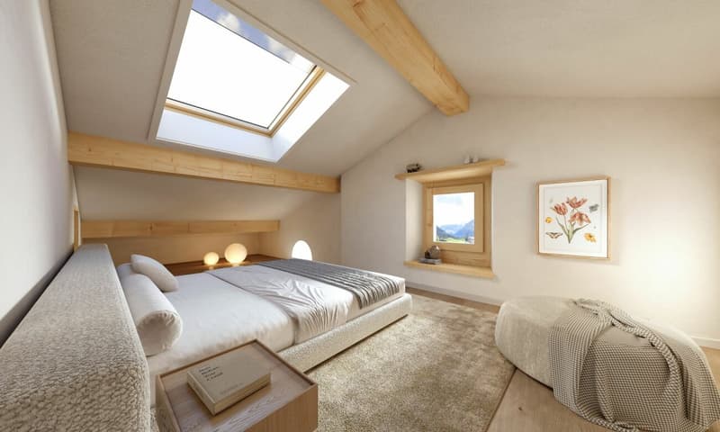 Hochwertige Dachmaisonette mit 5.5 Zimmern in kernsaniertem Altbau (4)