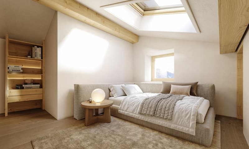Hochwertige Dachmaisonette mit 5.5 Zimmern in kernsaniertem Altbau (6)