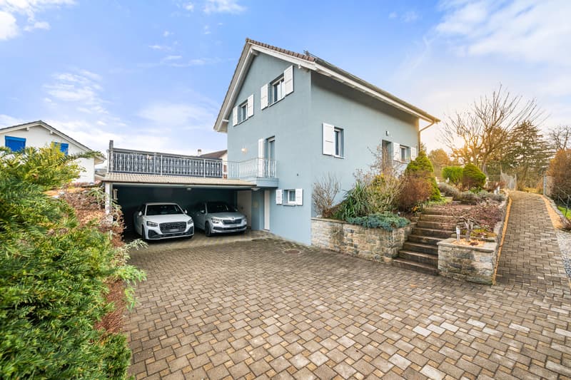 Vue face villa