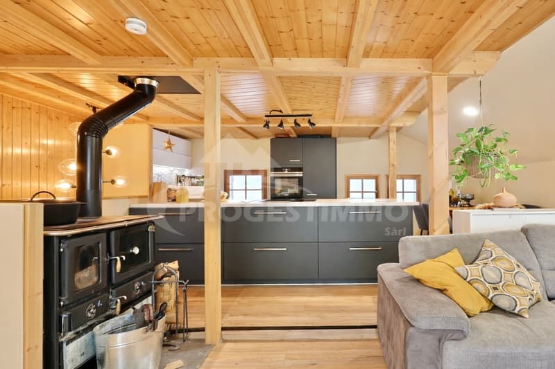 AUTHENTIQUE CHALET RÉNOVÉ AU COEUR DES ALPES VAUDOISES (2)