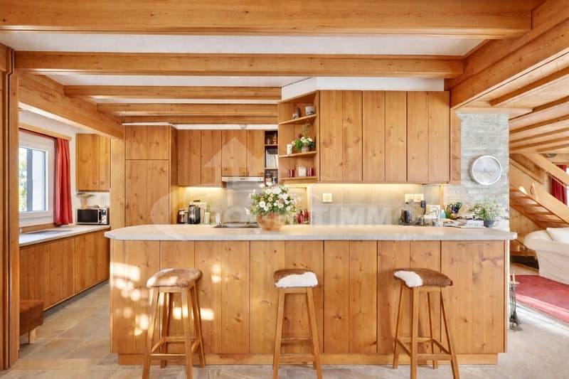 CHALET COUP DE COEUR AVEC TERRAIN, VUE ET LUMINOSITÉ (5)