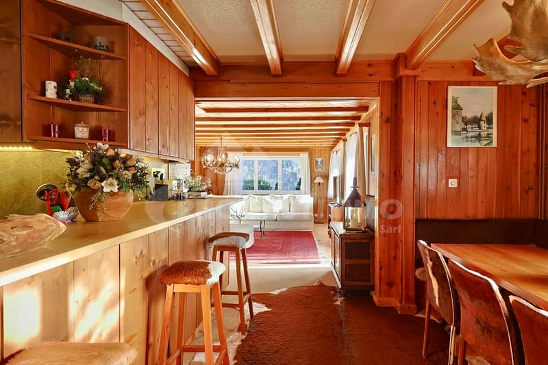 CHALET COUP DE COEUR AVEC TERRAIN, VUE ET LUMINOSITÉ (4)