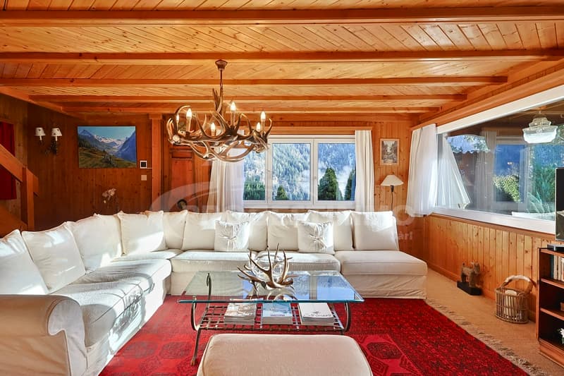 CHALET COUP DE COEUR AVEC TERRAIN, VUE ET LUMINOSITÉ (2)