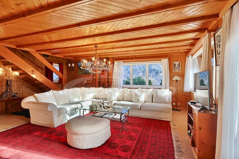 CHALET COUP DE COEUR AVEC TERRAIN, VUE ET LUMINOSITÉ (3)