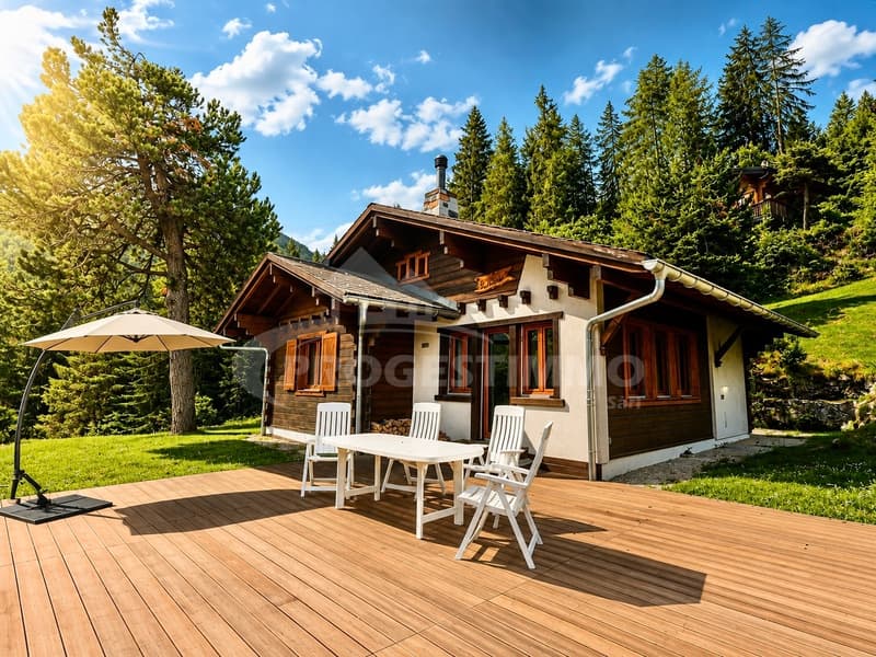 CHARMANT CHALET AU COEUR D'UN CADRE ALPIN PRIVILÉGIÉ (1)