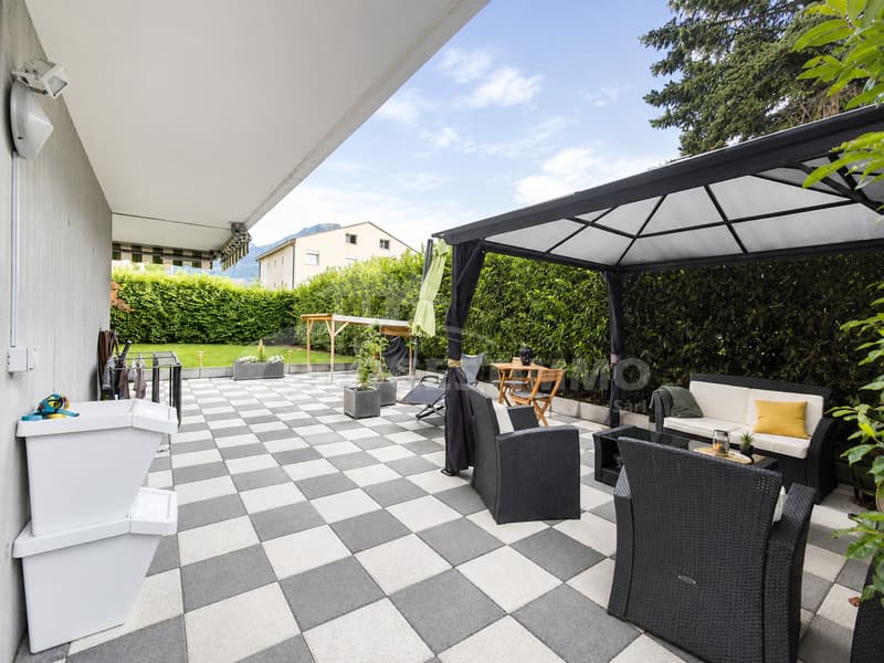 MAGNIFIQUE APPARTEMENT 5.5 PIÈCES AVEC TERRASSE ET JARDIN PRIVATIF (7)