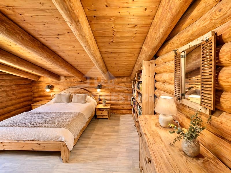 MAISON INDIVIDUELLE D'EXCEPTION EN RONDINS DE BOIS (7)