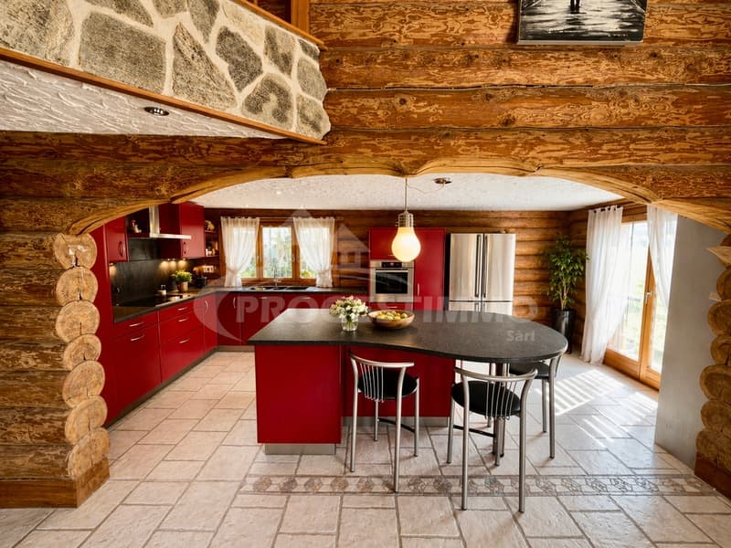 MAISON INDIVIDUELLE D'EXCEPTION EN RONDINS DE BOIS (3)