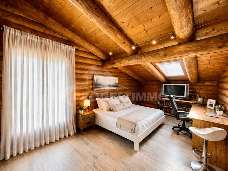 MAISON INDIVIDUELLE D'EXCEPTION EN RONDINS DE BOIS (6)