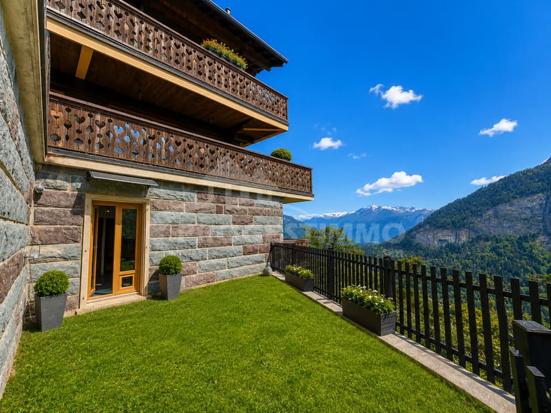 MAGNIFIQUE CHALET AUX VOLUMES EXCEPTIONNELS ET FORT POTENTIEL (12)