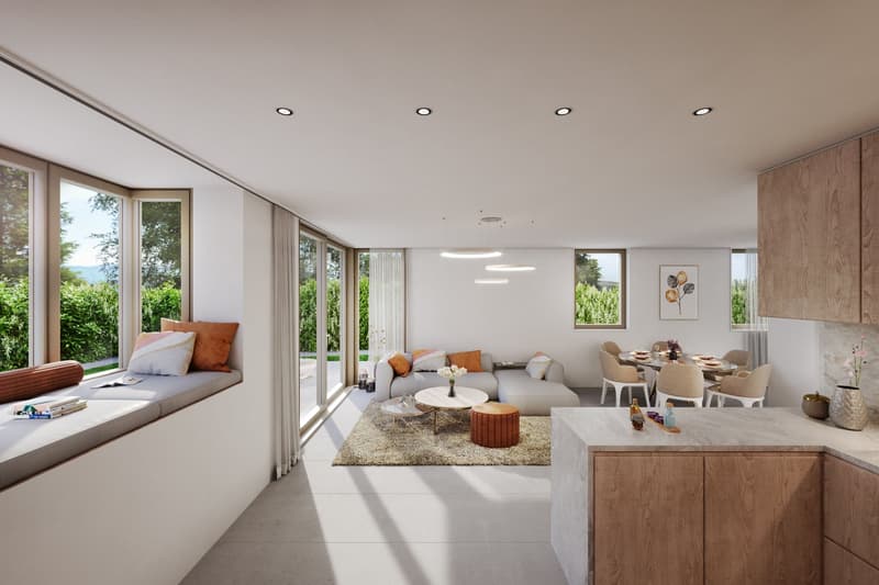 Villa contemporaine neuve en pignon avec jardin - disponible de suite (7)
