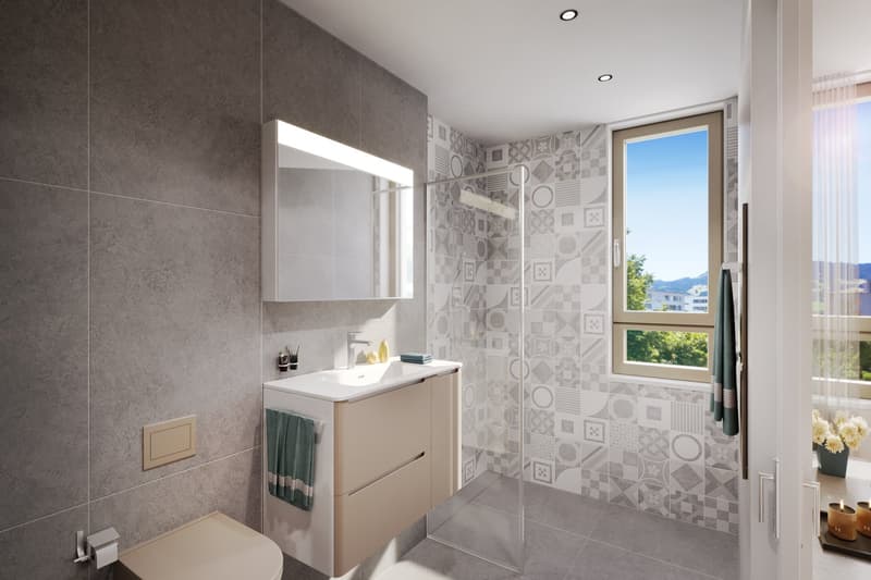 Villa contemporaine neuve en pignon avec jardin - disponible de suite (11)