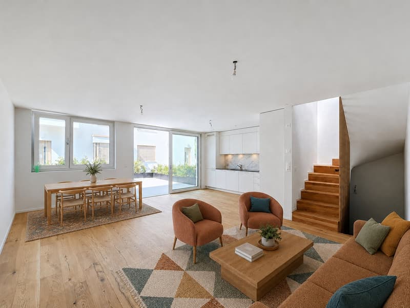Villa contemporaine neuve en pignon avec jardin - disponible de suite (8)