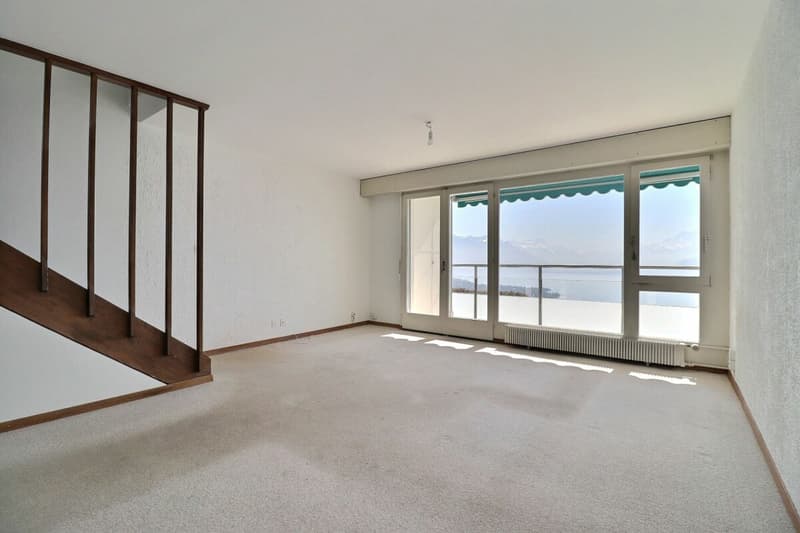 Duplex de 3.5 pièces + bureau avec fort potentiel et vue imprenable (6)