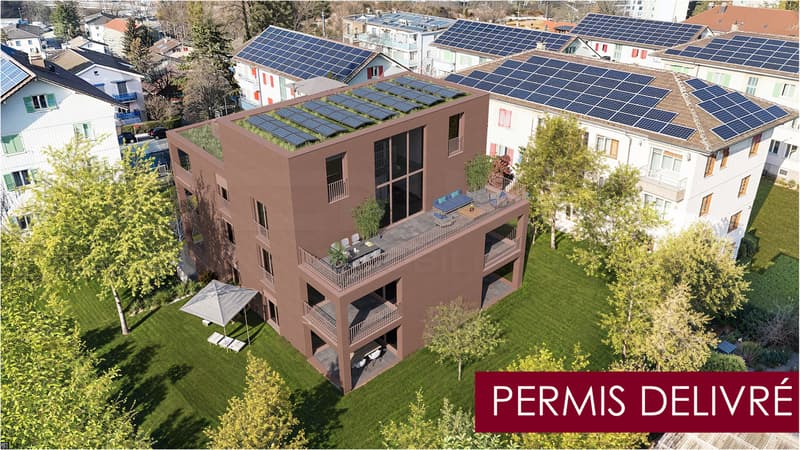 Immeuble façade sud-est - Pervenches 6 (image non contractuelle)
