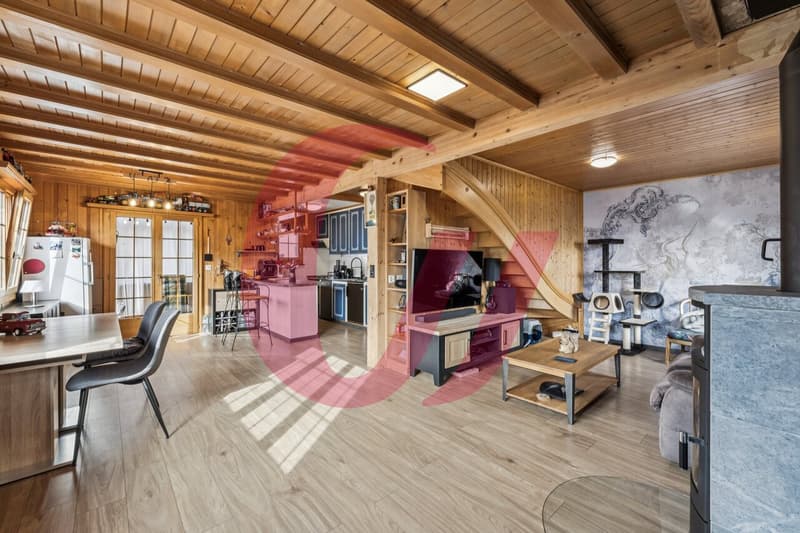 Chalet de 4.5 pièces à Crésuz avec vue panoramique ! (7)