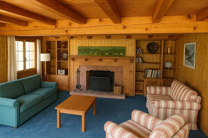 Chalet spacieux - situation exceptionnelle et rare à 15 min. de Gstaad (6)
