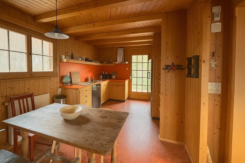 Chalet spacieux - situation exceptionnelle et rare à 15 min. de Gstaad (9)