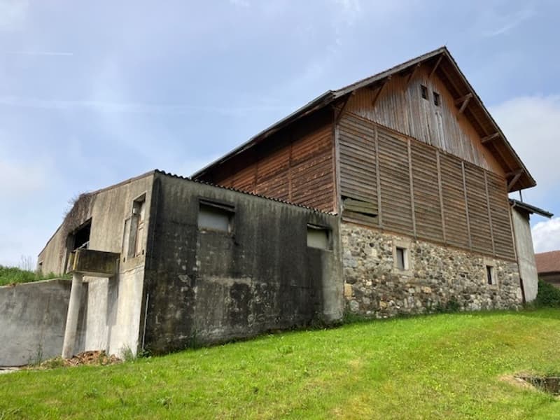 Deux bâtiments avec grand potentiel de rendement. Hors zone à bâtir. (8)