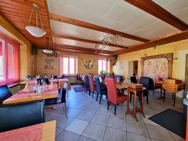 Belle bâtisse comprenant un restaurant réputé et un appartement de 9 pièces en pleine nature (3)