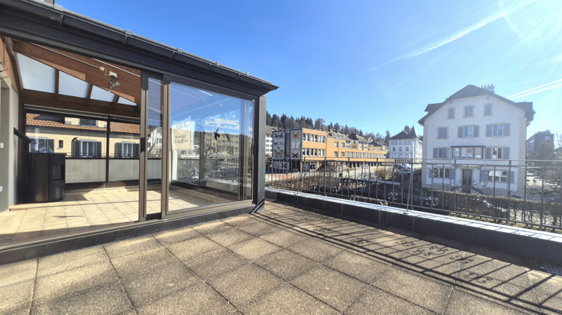 Splendide appartement de 2 pièces rénové avec grande terrasse et véranda (14)