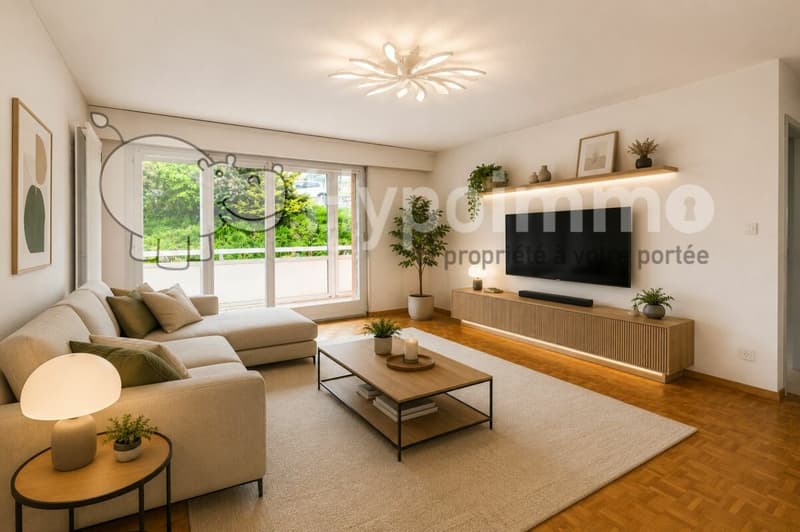 Appartement de 3 pièces avec véranda et situation privilégiée (1)