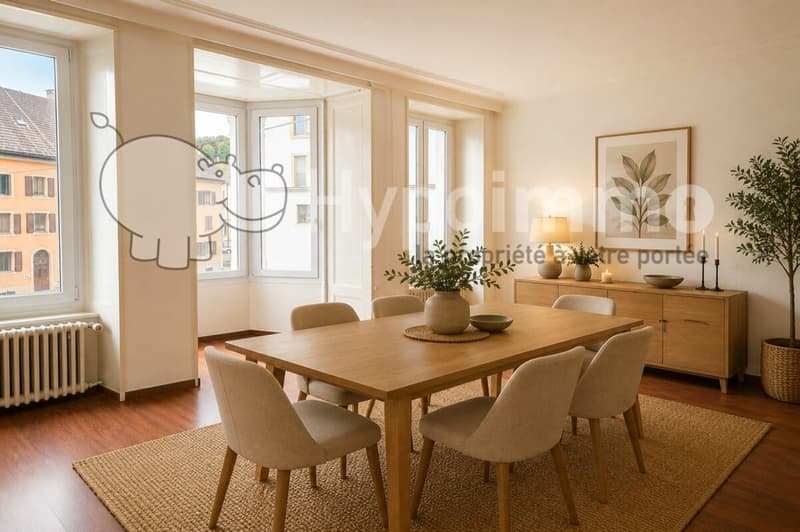 Grand appartement de 4.5pcs au centre-ville (1)